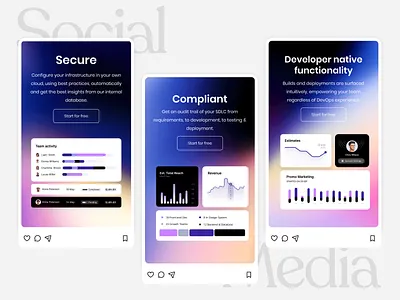 Software Company social media ads design analytics banners corporate design enterprise facebook graphic design instagram saas snapchat social ads social banners social graphic design social graphics social media social media ads social media graphics social templates tiktok