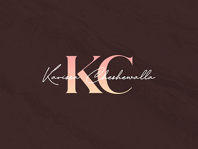KC - Logo brand branding design dribbble graphic design identity illustration logo minimal typo logo typography vector