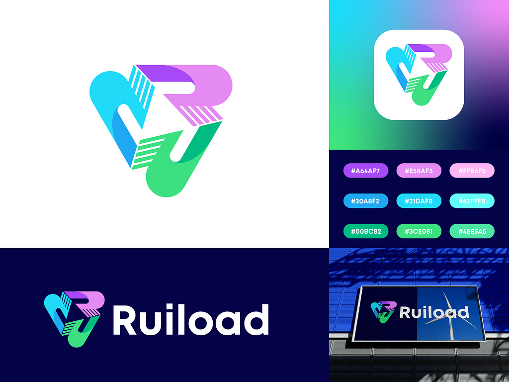 Ruiload Logo Design By Mahjabin Afrin On Dribbble 4641