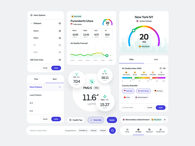 BreatheairMind - UI Components atomic case study component crm dashboard design system interface system layout management minimalist molecul organism physics platform saas saas system software template typography ui kit