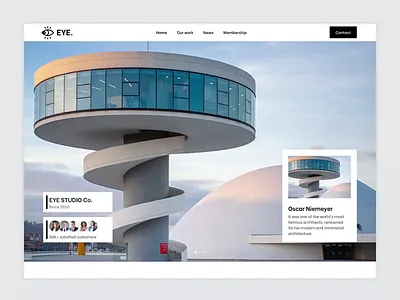 Landing Page Motion | Architecture Studio agency animation architecture branding creative design dribbble graphic design interaction landing page layout motion motion design motion graphics photograhy real estate studio ui ui ux website