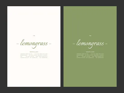 Lemongrass logo bakery beauty logo brandidentity branding cafe feminine branding feminine logo logo logo design minimalistic logo restaurant simple logo