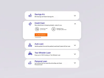 Accordion uidesign user interface