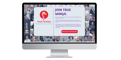 Transforming the True Mingo Dating Experience branding design graphic design ui ux