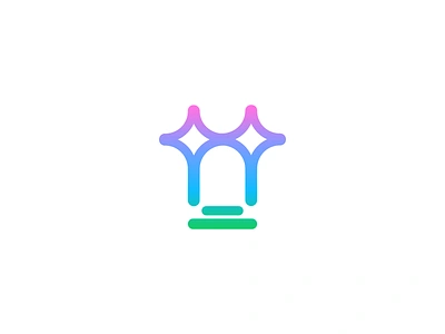 Magic Portal Logo Design for Tech Startup (Unused) brand identity branding community enter door for sale unused buy gate gradient level up logo mark symbol icon mihai dolganiuc design modern progress rise stairs stairway stars shine wand wands