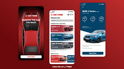 Booking A Cars App app application booking car design graphic design home mobile mockup phone ui