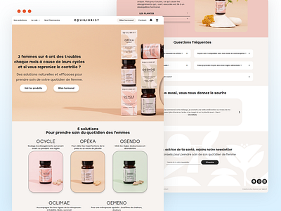 Supplements E-commerce Website branding design ecommerce elementor equilibrist lab graphic design healthy home page nutrition online store product page supplements tekly ui ux vector web design website showcase woocommerce wordpress