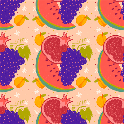 Fruit Pattern Design branding graphic design illustration pattern