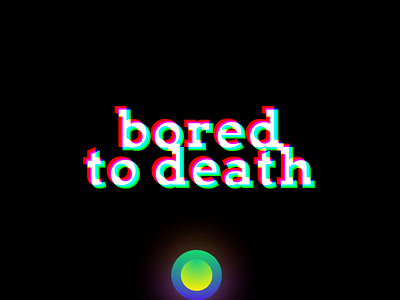 Bored to death; Searching for new idea animation glow gradient motion graphics