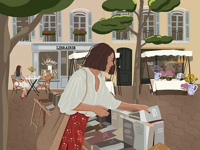 Book Fair book illustration procreatedrawing procreateillustration