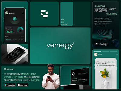 Venergy mobile app bento clean energy design energy ios mobile mobile app renewable ui ux