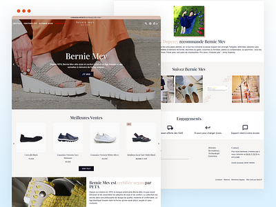 Shoes E-commerce Website bernie mev branding design ecommerce elementor graphic design tekly ui web design web development woocommerce wordpress