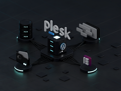 Next-Gen WordPress Hosting Plesk 3d cloud cloud server hosting plesk server website wordpress