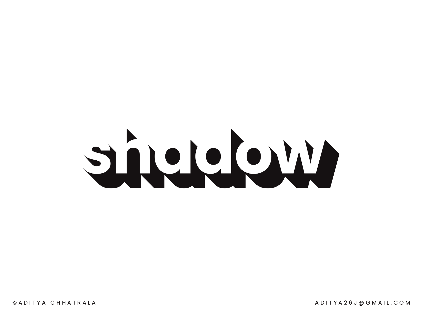 Shadow logotype logo design by Aditya Chhatrala on Dribbble