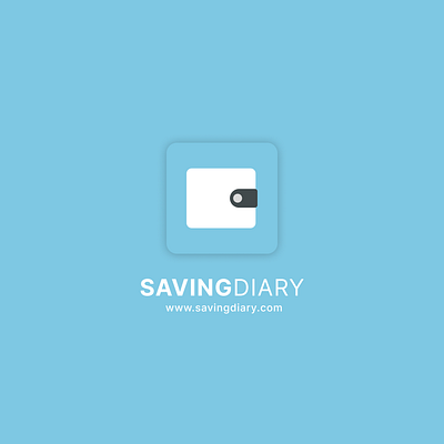 Saving Diary Logo android app design expense finance illustration ios logo mobile personal finance saving ui