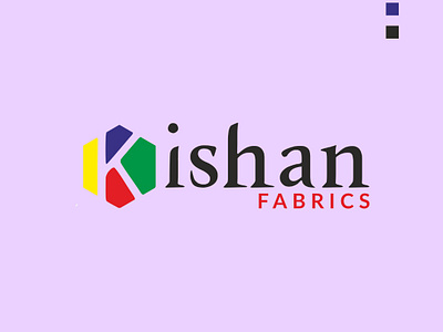 Logo Design of Embroidery Service | Kishan Fabrics brand logo branding design illustration logo logo design logo design concept logo designer logodesign