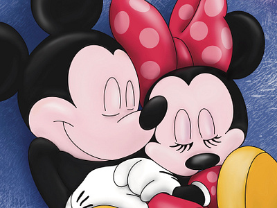 Mickey and Minnie digitalart disney graphic design illustration mickeymouse minniemouse