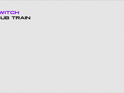 3D SUB TRAIN ANIMATION 3d 3dtrain animation branding logo motion graphics purple train