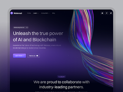 🚀 Pushing the Boundaries of Blockchain blockchain figma landingpage uiux uiuxmastery zensitedesigns