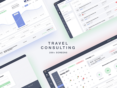 Travel Management Consulting B2B SaaS b2b consultig dashboard design system saas travel