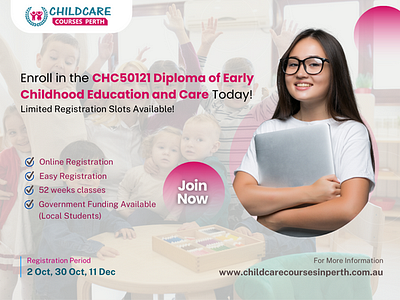 Get The CHC50121 Diploma in Childcare Education Course in Perth! diploma in childcare diploma in childcare education