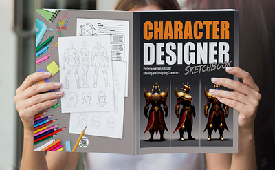 CHARACTER DESIGN Sketchbook Templates for Drawing character design graphic design illustration