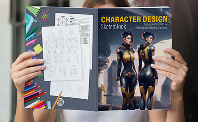 CHARACTER DESIGN Sketchbook Templates for Drawing character design graphic design illustration