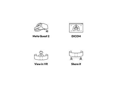 VR icons ar gl glyph icons illustration line medic meta oculus quest share view vr win windows