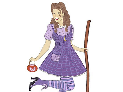 Good witch illustration digital art digital illustration halloween illustration procreate art witch