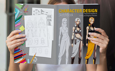 CHARACTER DESIGNER Sketchbook Templates for Drawing character design graphic design illustration