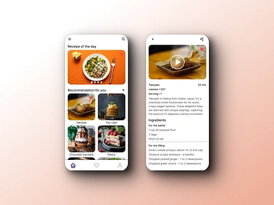 daily ui:040 recipe page. branding dailyui dailyui040 graphic design recipe ui ux