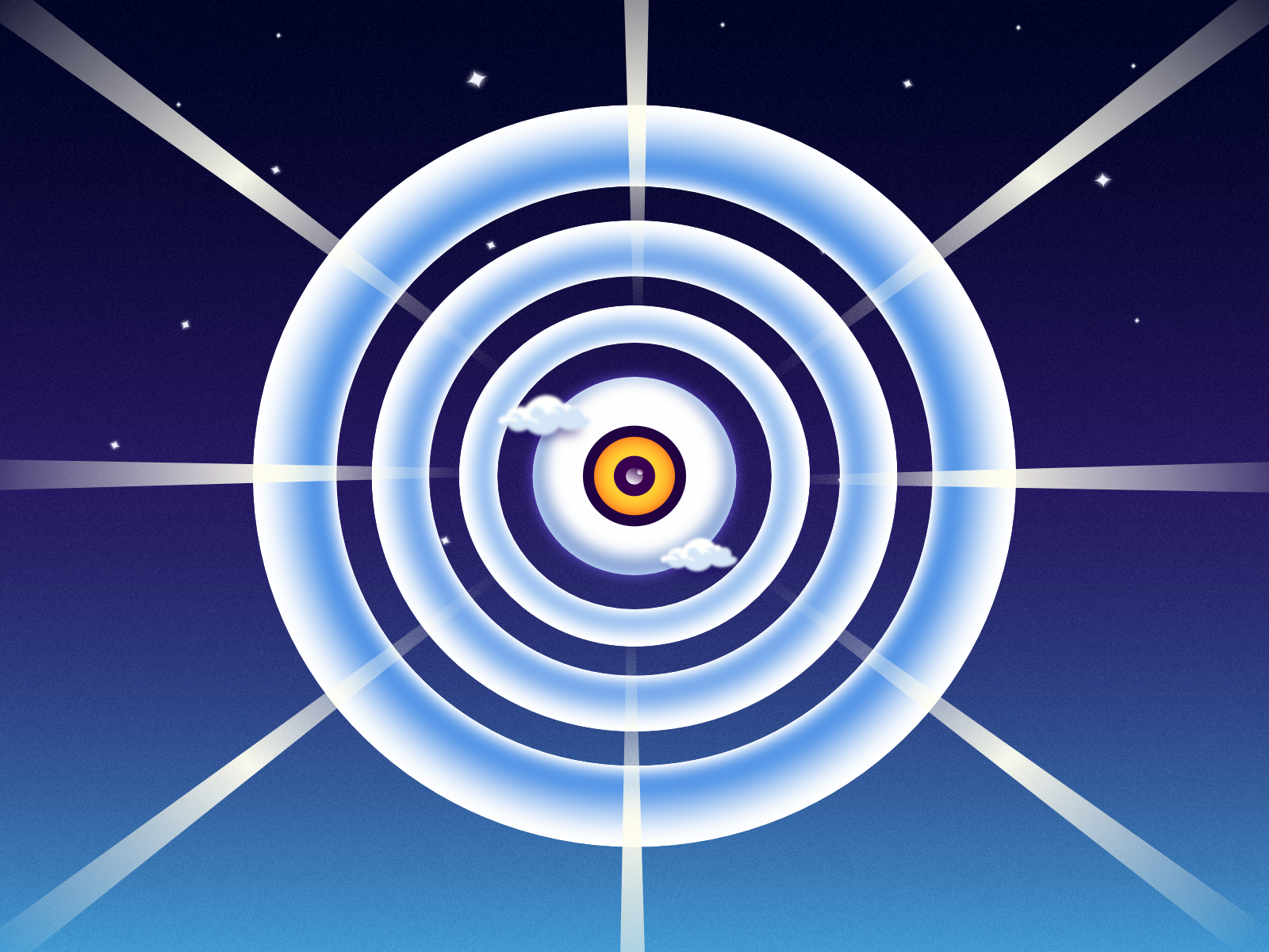 A trip into the future 👁️ design graphic design illustration motion graphics