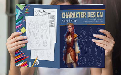 CHARACTER DESIGNER Sketchbook Templates for Drawing character design graphic design illustration