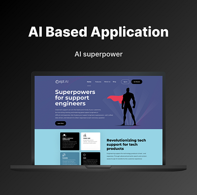 AI based application graphic design ui