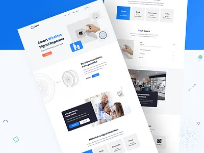 Smart Wireless Signal Repeater app design smart home ui ux