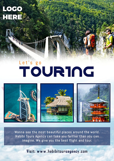 Tour/Travel Agency Flyer branding design graphic design illustration