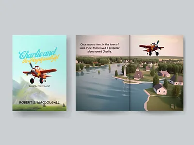 Charlie and the Magnificent Gift 3d ai ai art childrens book design illustration midjourney passive income photoshop story