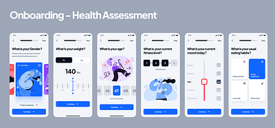 Health App branding graphic design logo motion graphics ui