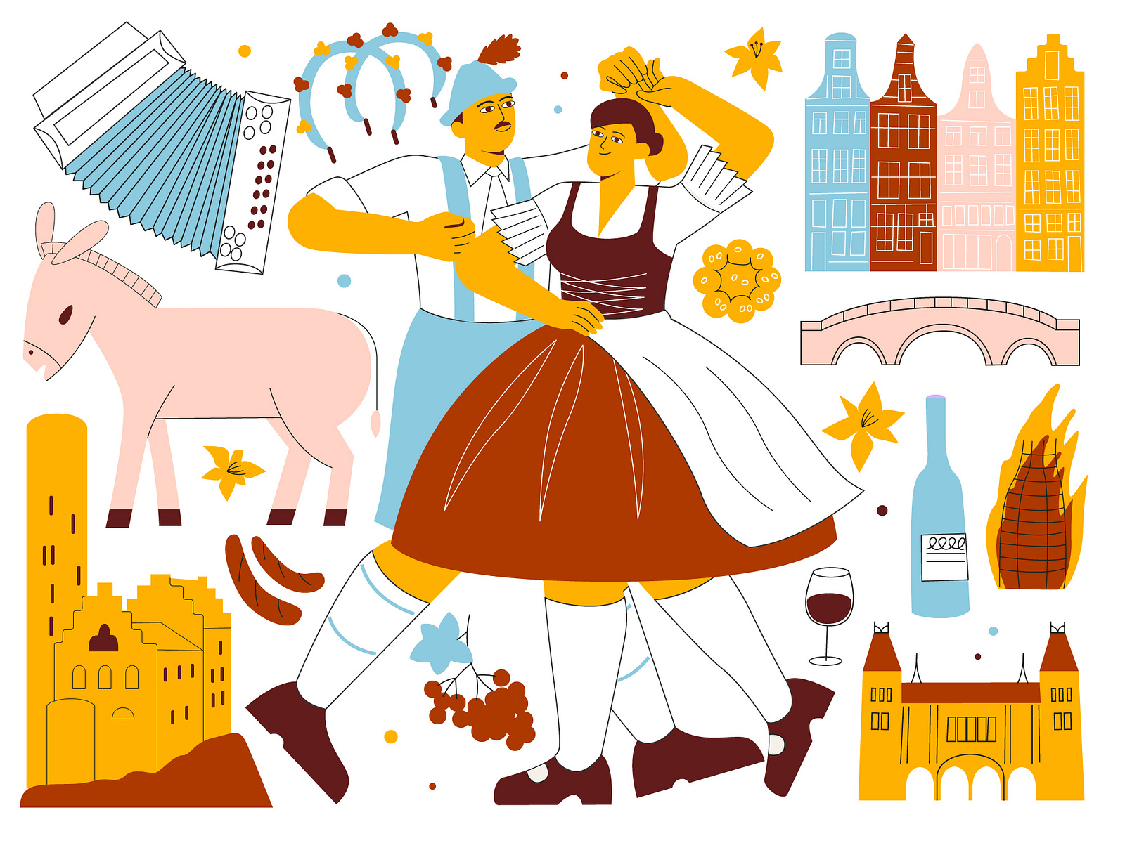 Liechtenstein culture by KSENIIA FAST on Dribbble