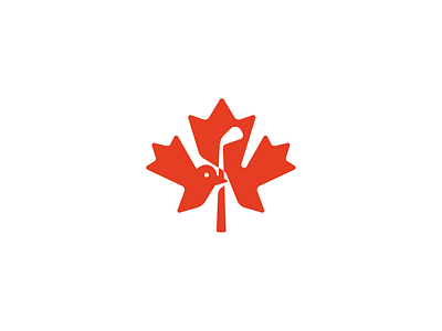 Golf bird bird brand branding canada canadian design elegant flat golf graphic design illustration logo logo design logotype mark minimalism minimalistic modern sign