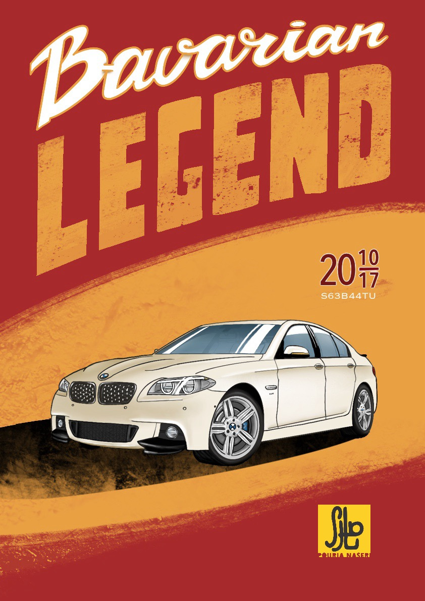 Bavarian Legend bavaria bavarianlegend bmw cardesign design digitalart graphic design illustration pourianaseri