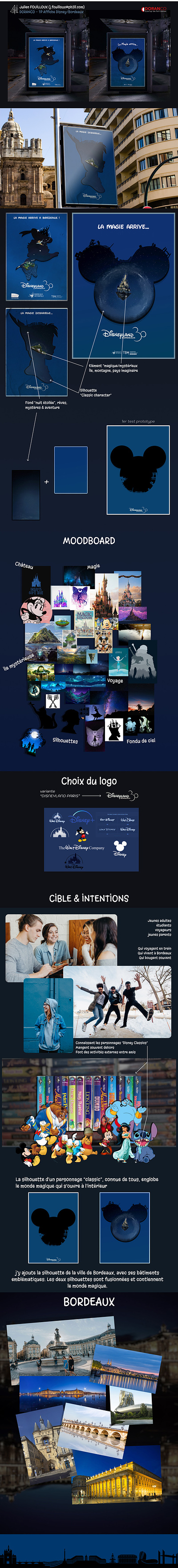 [PHOTOSHOP] Fake Disney Marketing in Bordeaux design graphic design