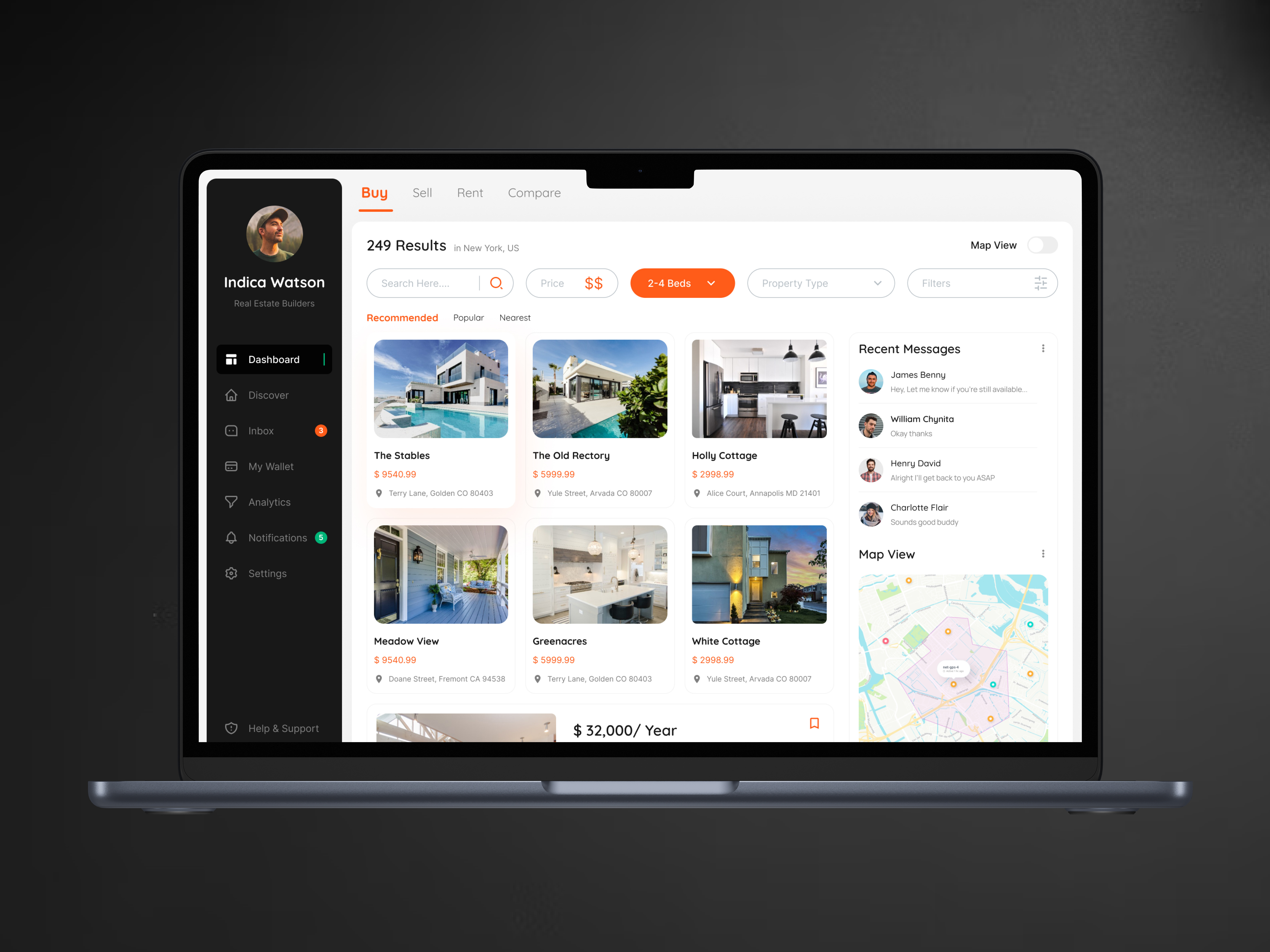 Example of Dashboard UI/UX Design L (10 15 Pages)