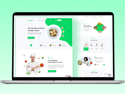 Hungry Restaurant Website UI Design🍔🍴😋 foodathome fooddeliveryapplication foodie junkfood orderonline pizzadelivery restaurant snacks tastytrends ui