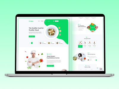 Hungry Restaurant Website UI Design🍔🍴😋 foodathome fooddeliveryapplication foodie junkfood orderonline pizzadelivery restaurant snacks tastytrends ui