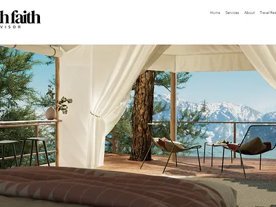 Travel with Faith Rebrand branding content design graphic design logo typography ui ux wed design