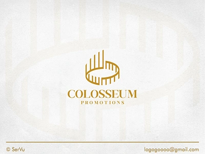 Colosseum Promotions Logo app branding creative design design graphic design illustration logo typography ui ux vector