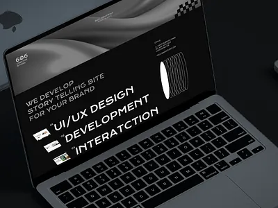 606 Creative Studio - Hero Section Exploration agency creative dark design hero section landing page studio ui web web design