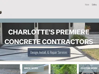 Contractor Logo + Web Design branding content graphic design logo web design