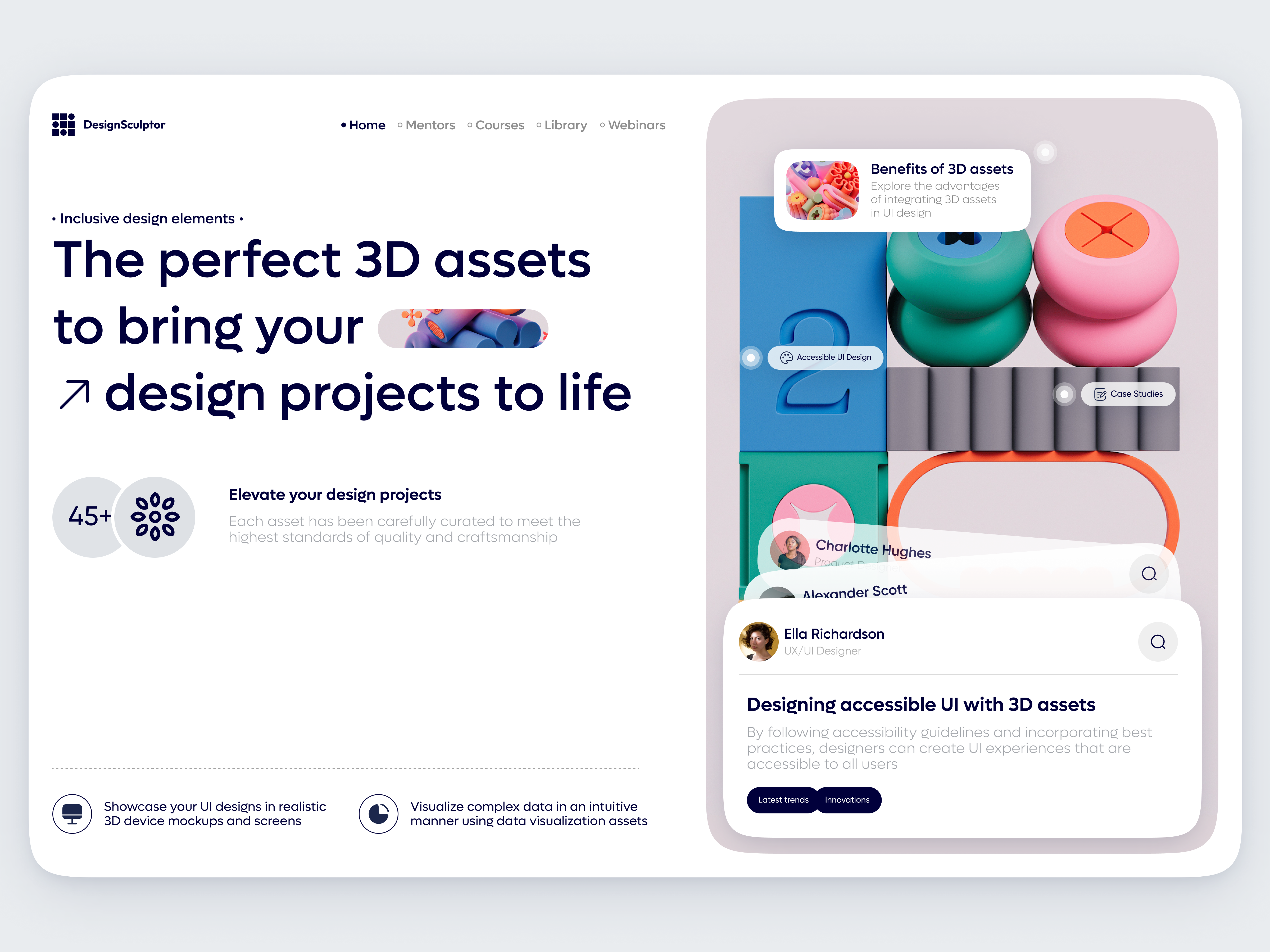 3D Assets Library For Designers By Lilit Grigoryan On Dribbble